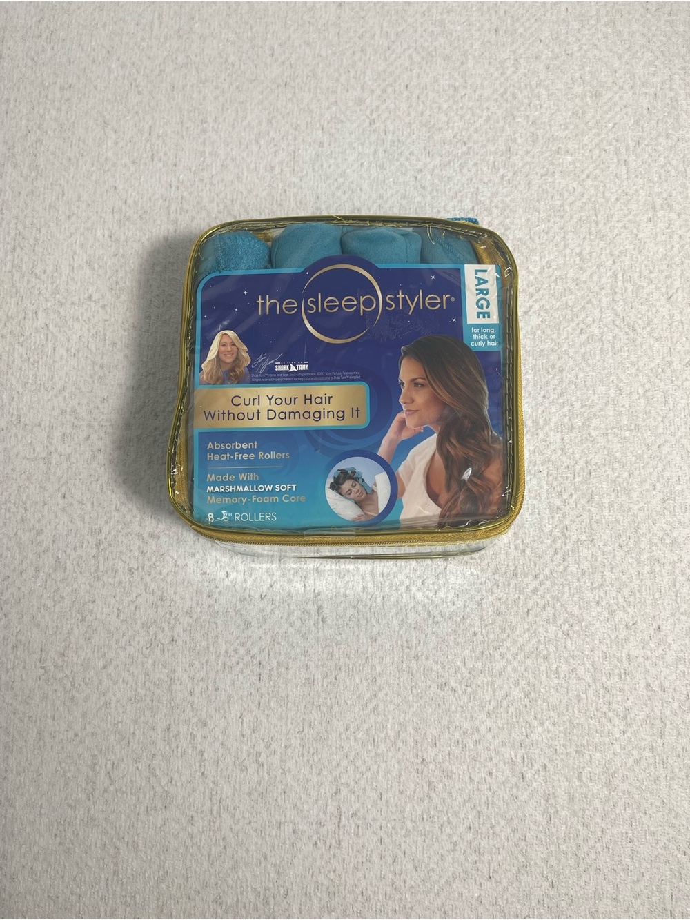 The Sleep Styler Large Heat-Free Foam Hair Rollers 8-6” New. SKU#0610